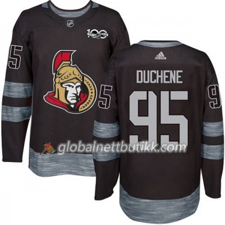 Ottawa Senators Hockeydrakt Matt Duchene 95 1917-2017 100th Anniversary Svart Adidas Authentic - Herre